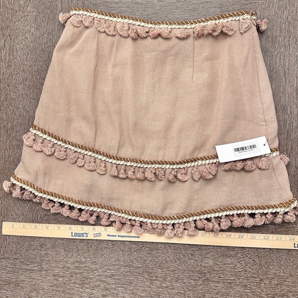 Selfie Leslie Fringe Mini Skirt Large - Picture 2 of 15